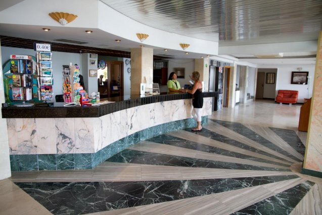 Lobby van Appartementen Playa Moreia op Mallorca