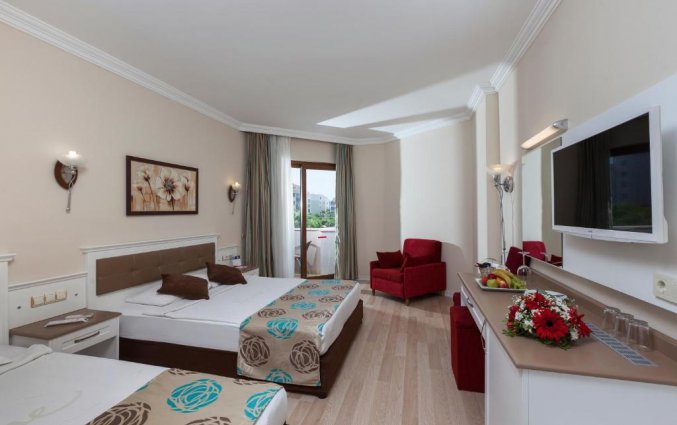 Tweepersoonskamer van Resort Primasol Hane Family in Side