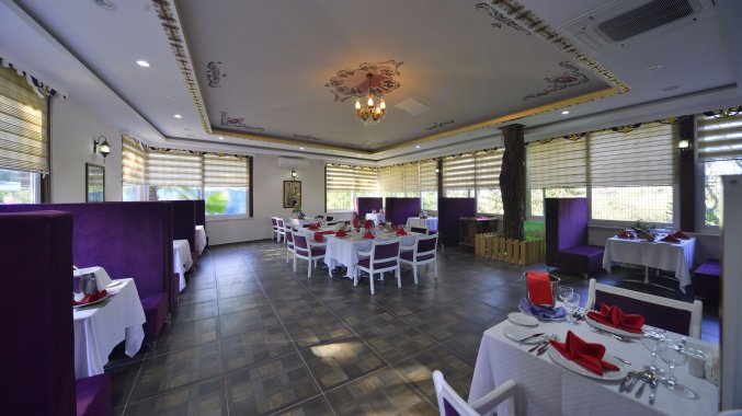 Restaurant van Resort Linda in Side