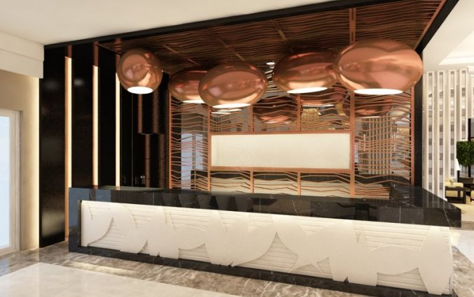 Receptie van Hotel Palm World in Side