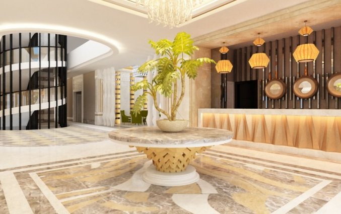 Receptie van Hotel Palm World in Side