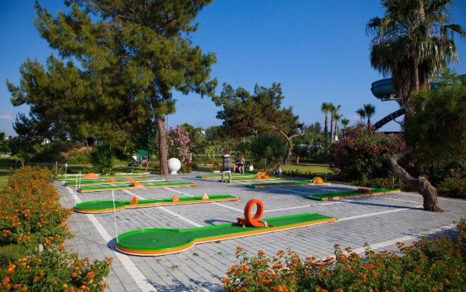 Minigolf van Hotel Turan Prince World in Side