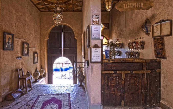 Entree van Hotel Kasbah Le Mirage in Marrakech