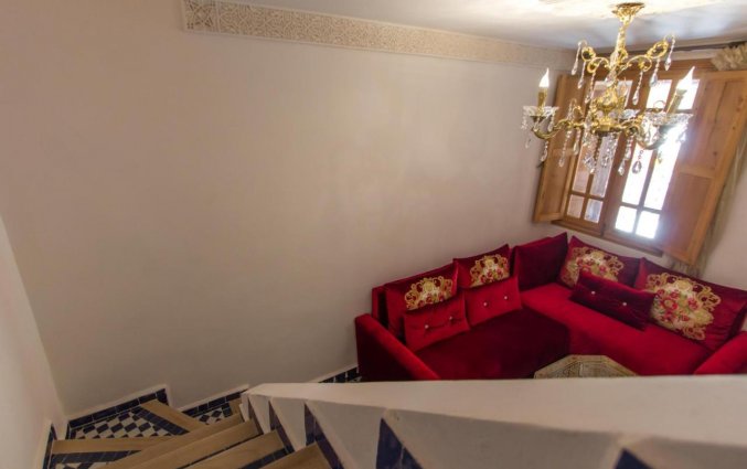 Zithoek bij Riad Palais Marjana