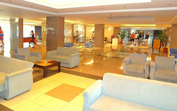 Lobby van Aparthotel Filerimos Village op Rhodos
