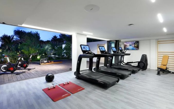 Fitnessruimte van Hotel Bless op Ibiza