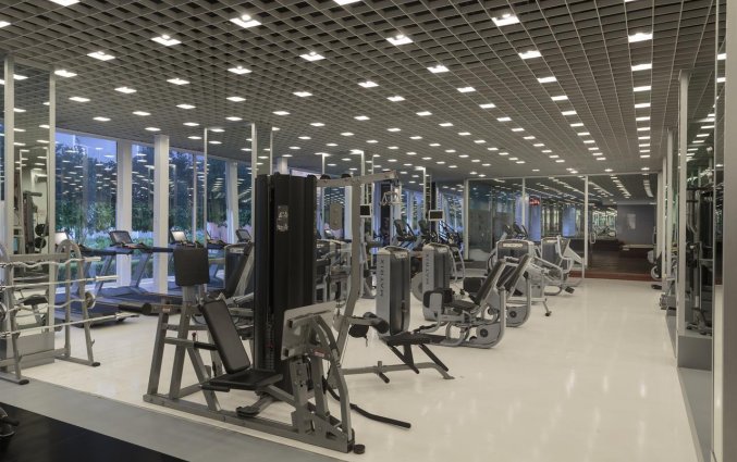 Fitnessruimte van Hotel Su & Aqualand in Antalya