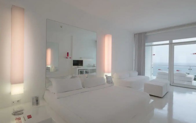 Slaapkamer van Hotel Su & Aqualand in Antalya