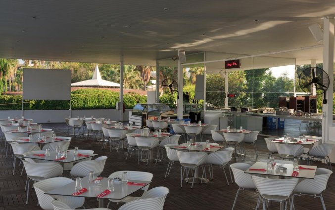 Terras van Hotel Su & Aqualand in Antalya