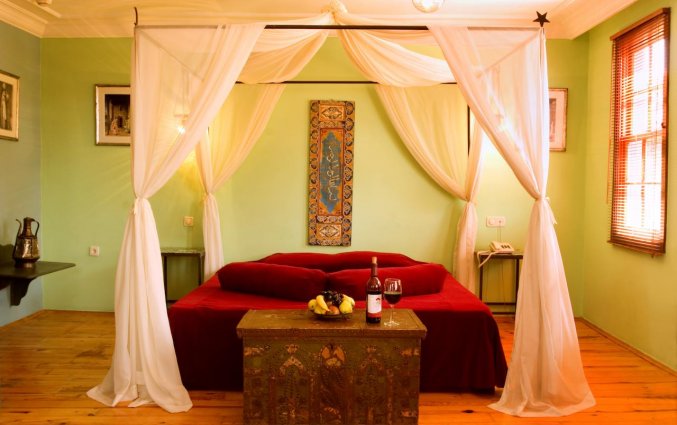 Slaapkamer van Hotel Alp Pasa in Antalya