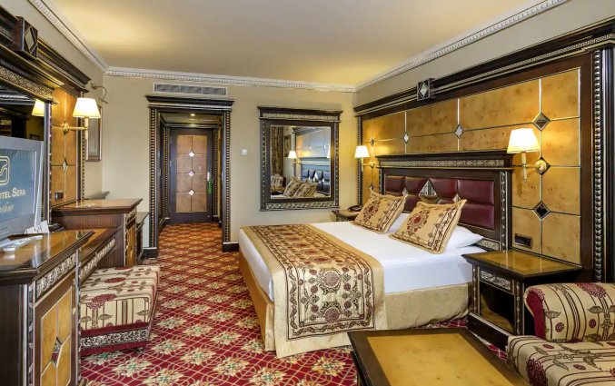 Slaapkamer van Hotel Club Sera in Antalya