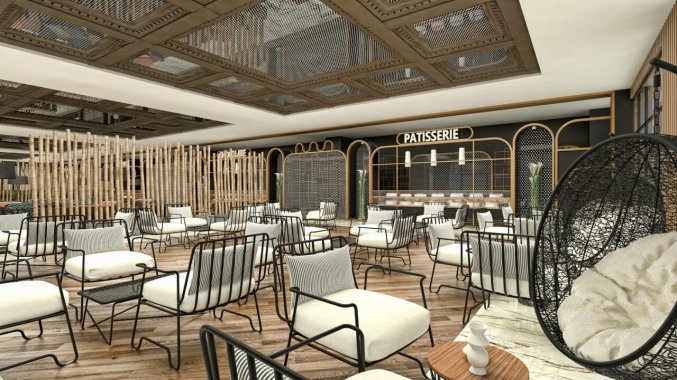 Cafe van Hotel Nirvana Cosmopolitan in Antalya