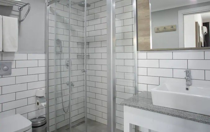 Badkamer van Resort Green Garden in Alanya