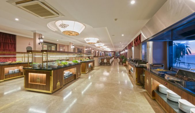 Restaurant van Hotel Antique Roman Palace in Alanya