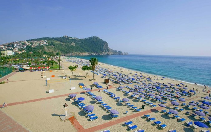 Strand van Hotel Gardenia in Alanya