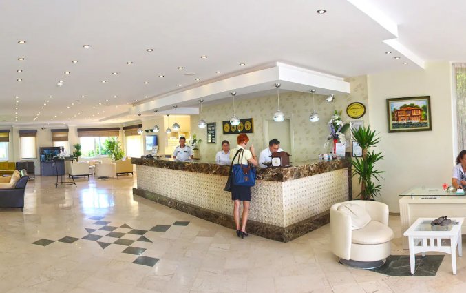 Receptie van Hotel Gardenia Beach in Alanya