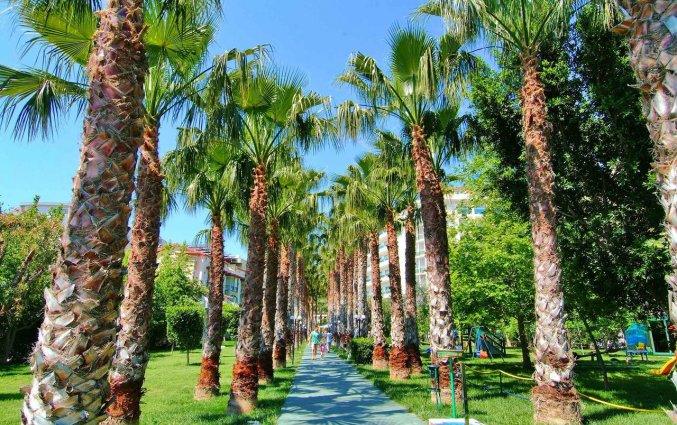 Tuin van Hotel Gardenia Beach in Alanya
