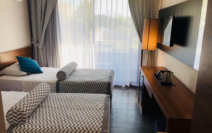 Slaapkamer van Hotel Floria Beach in Alanya