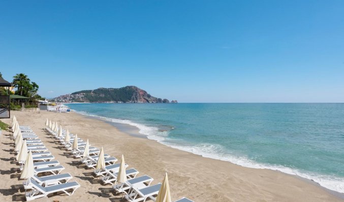 Strand van Hotel Floria Beach in Alanya