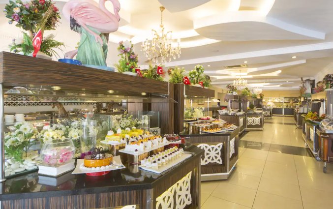 Restaurant van Hotel Beach Club Doganay in Alanya