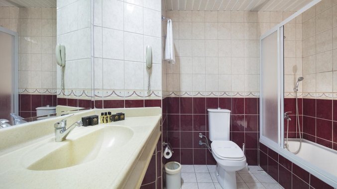 Badkamer van Hotel Aydinbey Gold Dream