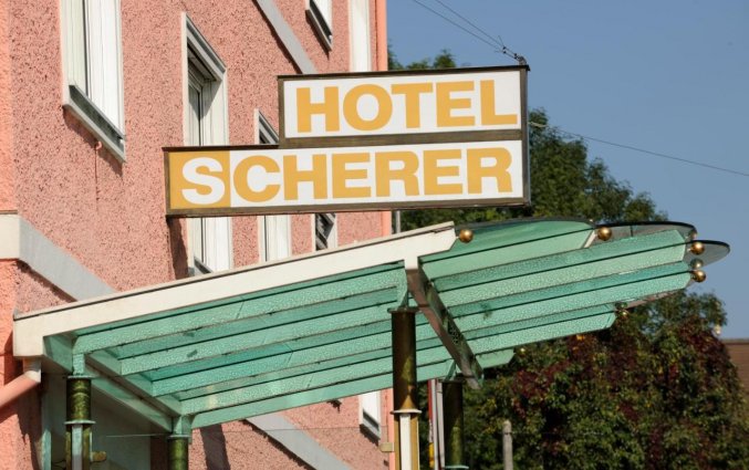 Gebouw van Hotel Scherer Salzburg