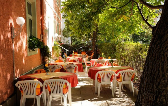 Terras van Hotel Scherer Salzburg