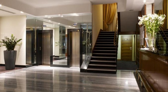 Entree van Hotel Sirio in Venetie