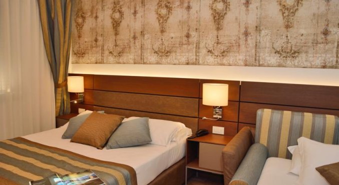 Tweepersoonskamer van Hotel Sirio in Venetie