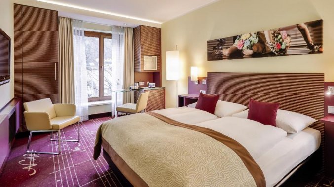 Comfort tweepersoonskamer in Hotel Dorint City Salzburg