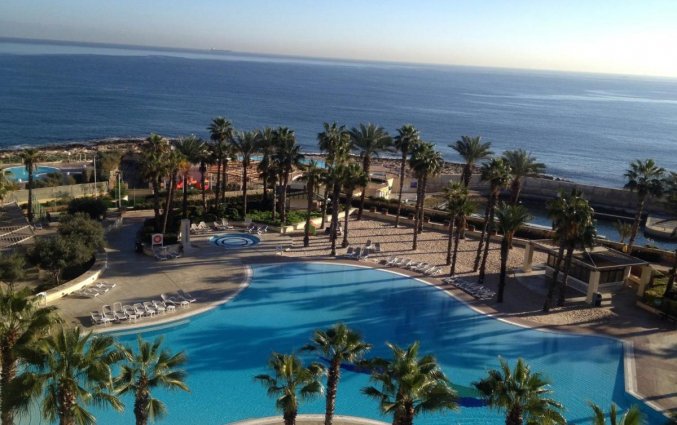 Luchtfoto bij Hilton Malta
