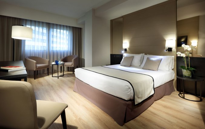 Tweepersoonskamer van Hotel Eurostars Rey Don Jaime in Valencia