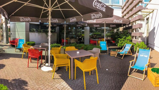 Terras van Hilton Garden Inn Krakau