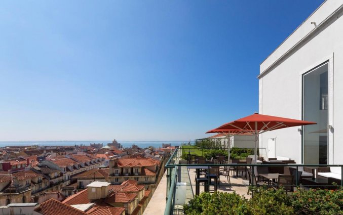 Dakterras van Hotel do Chiado Lissabon