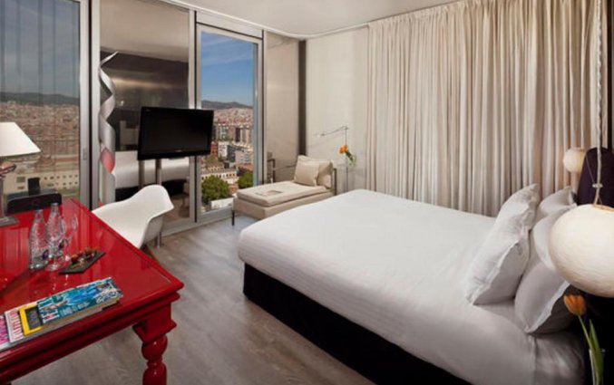Tweepersoonskamer van Melia Barcelona Sky Barcelona