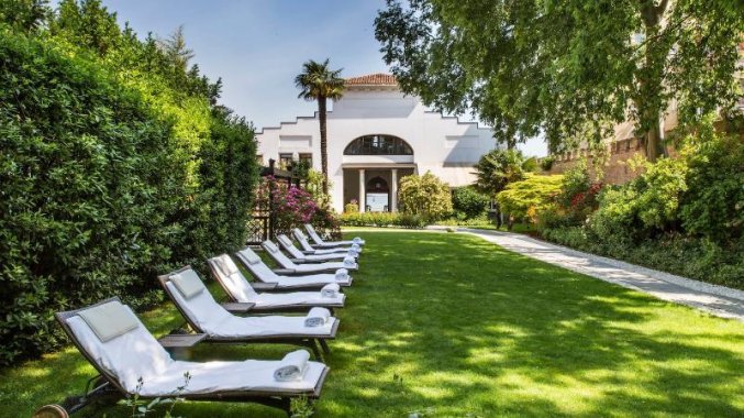 Tuin van NH Collection Grand Hotel Dei Dogi Venetië