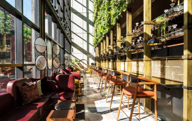 Cafe van hotel Moxy NYC Chelsea