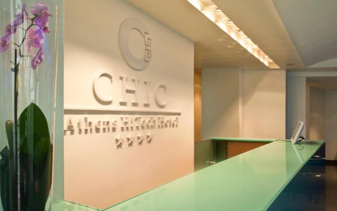 Receptie van Chic Hotel Athene