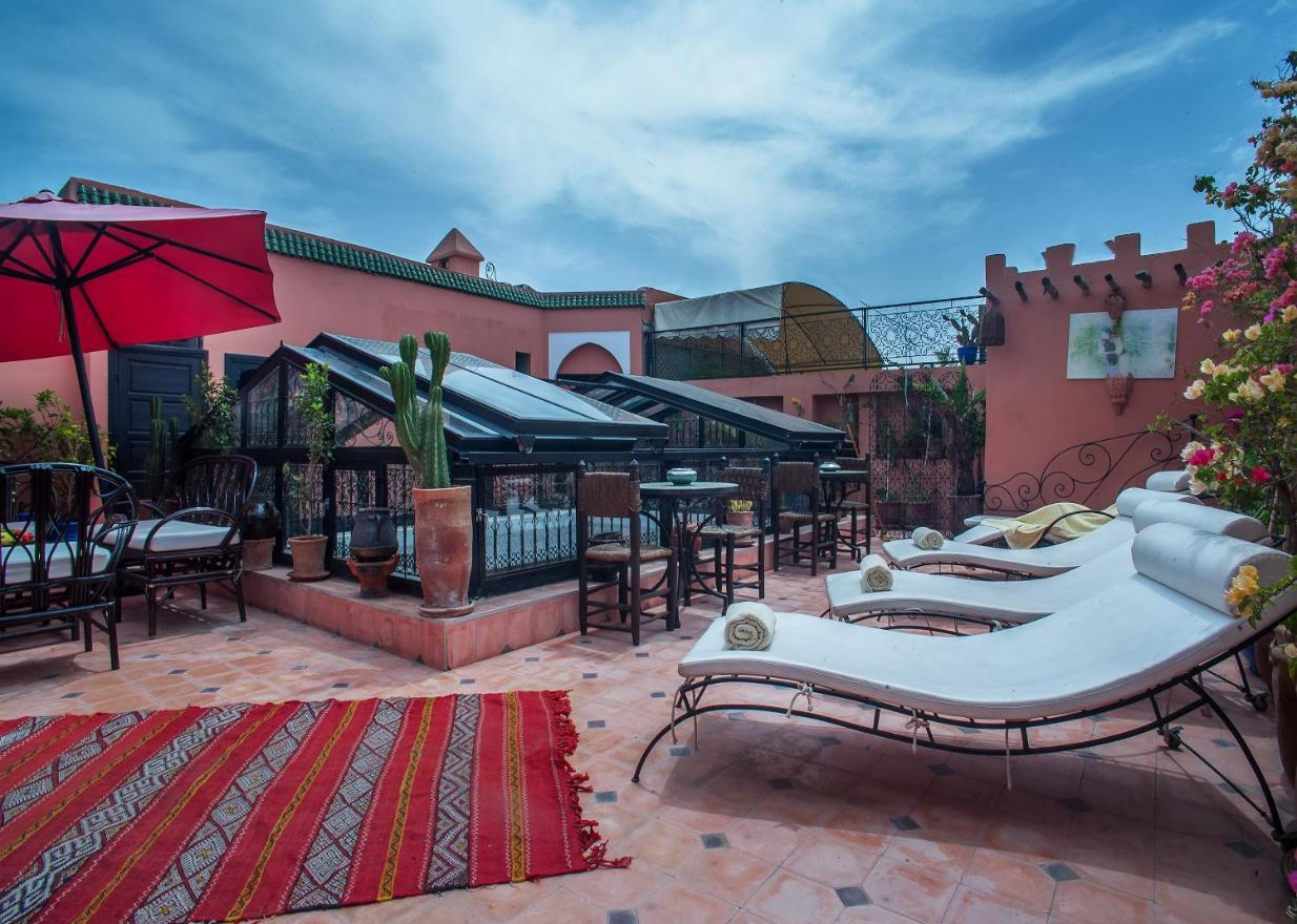 Terras van Riad Haraka in Marrakech