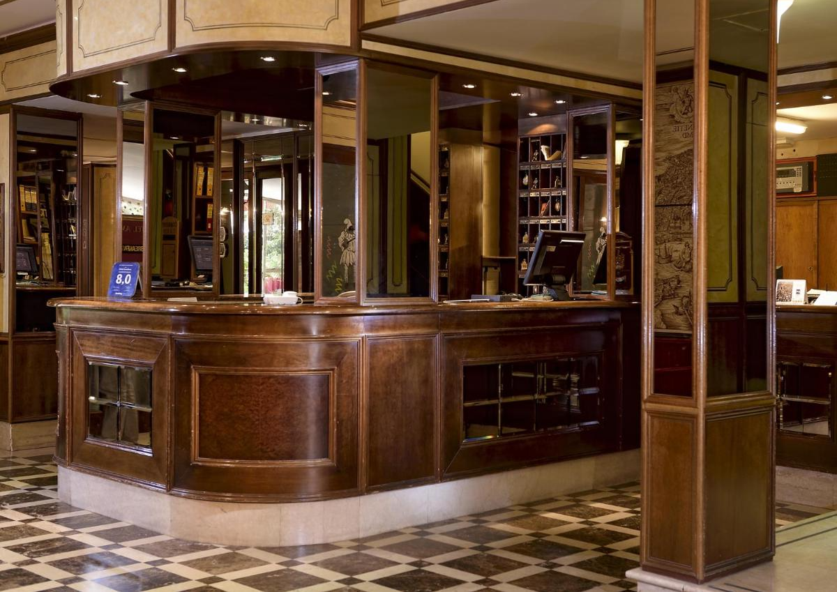 Receptie van Hotel Amadeus in Venetië