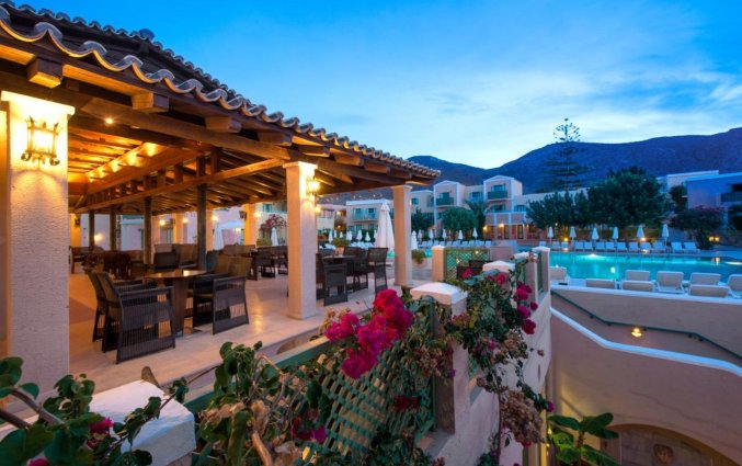 Terras van Hotel Silva Beach Chersonissos