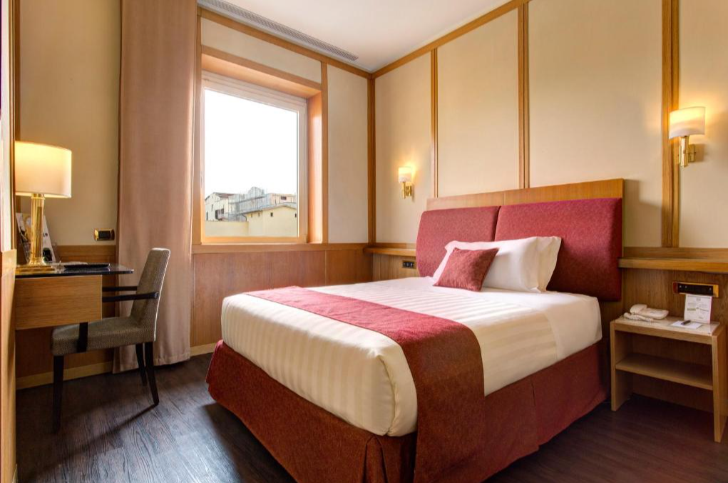 Slaapkamer van Hotel Best Western President Rome