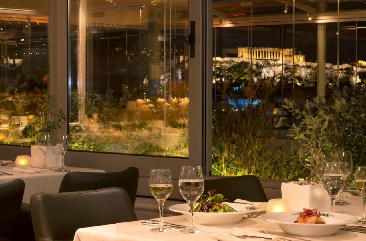 Restaurant van Hotel Titanium in Athene