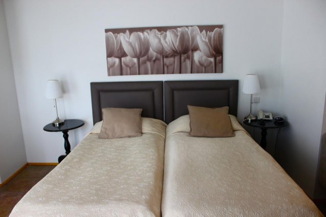 Tweepersoonskamer van Hotel Fron in IJsland