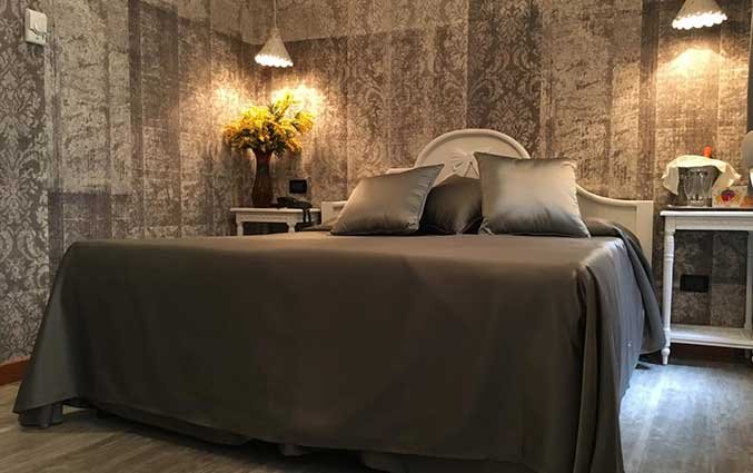 Tweepersoonskamer van Hotel Gorizia a la Valigia in Venetie