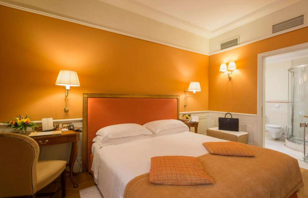 Kamer van Hotel Corona d Oro in Bologna