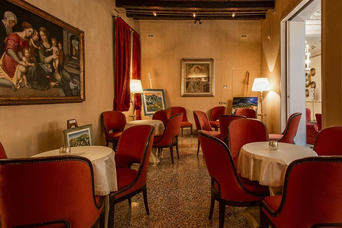 Restaurant van Hotel Corona d Oro in Bologna