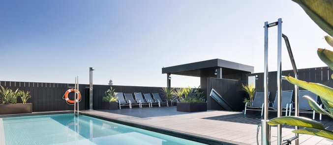 Dakterras hotel Andante Barcelona