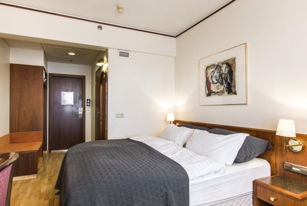 Tweepersoonskamer van Hotel Island op IJsland