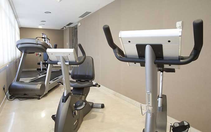 Fitnessruimte van Hotel Regente in Madrid